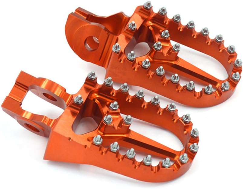 CNC MX Foot Pegs Footpegs Rest Pedals compatible with KTM 2016-2017 125-500 SXF EXCF XCF XCW