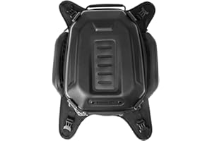 Rhinowalk Motorcycle Tank Bag, 15-18L Expandable Motorcycle Storage, Waterproof All Weather-Matte Black