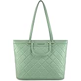Montana West Quilted Tote Bag for Women Large Shoulder Bag Fashion Handbags with Top Zipper