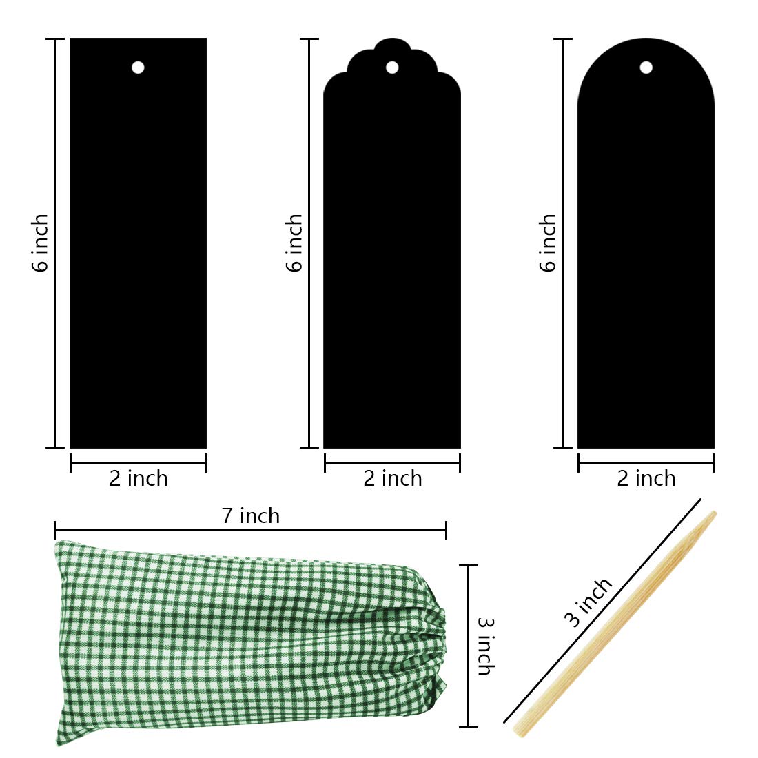 KOMIWOO Scratch Rainbow-Bookmarks, Magic Scratch Paper Art Bookmarks DIY Gift Tags with Satin Ribbons, Wood Stylus, Rope, Storage Bag for Kids Party and Arts & Craft Activity