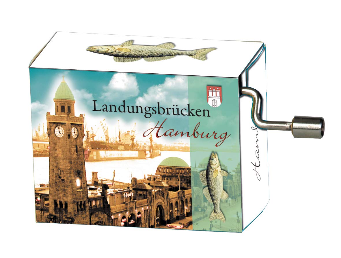 Fridolin 99181 "La Paloma/Hamburg Landungsbrücken Music Box
