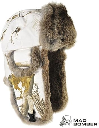 White camo bomber hat Clearance