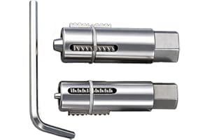 2 Piece Heavy Duty Adjustable Pipe Extractor Kit | 12mm & 14mm Broken Wire Puller with Hex Wrench | For Faucet Screw Thread R