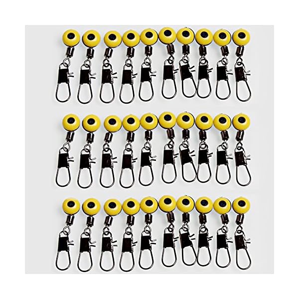 Sougayilang-Fishing-Line-Sinker-Slides-Hook-Shank-Clip-Connector-Swivels-Pack-of-100pcs