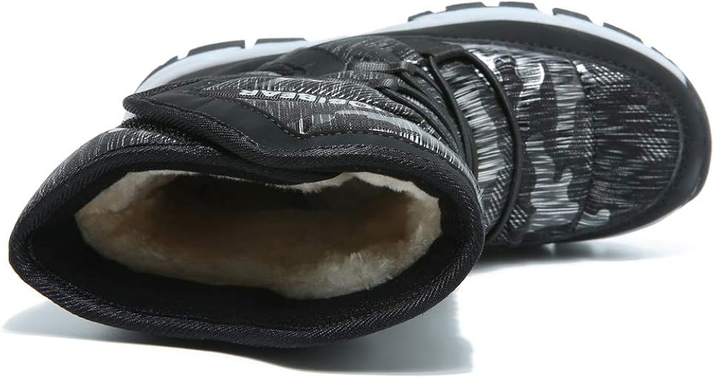  | BODATU Boys Snow Boots Outdoor Waterproof Winter Kids Shoes | Boots