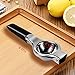 Lemon Lime Squeezer, Manual Juicer Stainless Steel with Silicone Handles, Manual Citrus Hand Orange Lemon Juicer, Press Lemon Press (Small)