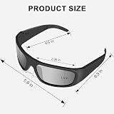 OhO Sunshine T8 Pro Bluetooth Sunglasses Open Ear, UV 100% Polarized Lens view 6