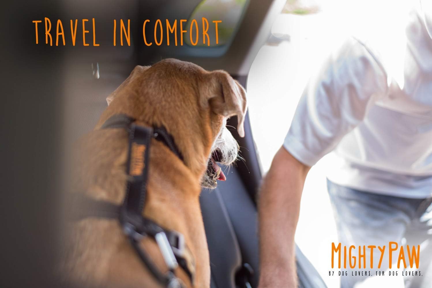 Mighty Paw Dog Car Seat Belt, Black42, xx - Image 5