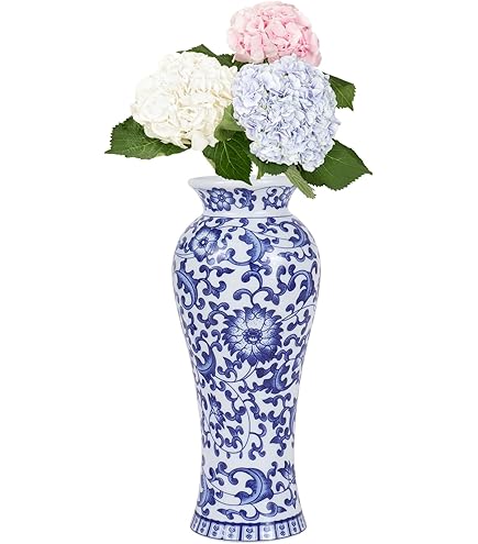 Amazon.com: Ceramic Vase Underglaze Blue and White Dragon