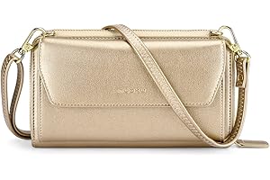 nuoku Wallets for Women Credit Card Slots with RFID Blocking Large Capacity Wristlet