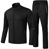 TBMPOY Men's Tracksuits Sweatsuits for Men Sweat Track Suits 2 Piece Casual Athletic Jogging Outfits Full Zip Sets