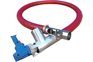 500w Heavy-Duty Grain Auger, Portable Industrial Screw Conveyor for Grain, Cement, and Sand, Includes 300cm Hose - Ideal for 