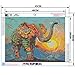 5D Diamond Painting Kits for Adults Full Drill DIY Elephant Diamond Paintings Animal Crystal Rhinestone Embroidery Pictures Cross Stitch Arts Craft for Home Wall Decor Gift (12×16inches…