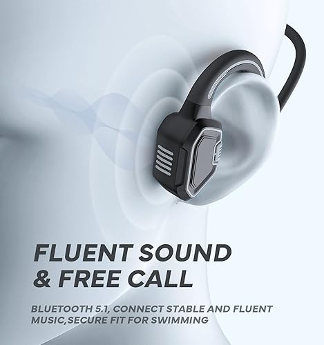 Spobri Bone Conduction Headphones, Open Ear Swimming MP3
