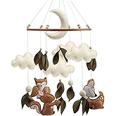 Woodland Animals Mobile Handmade Squirrel owl Deer Forest Hanging Decoration