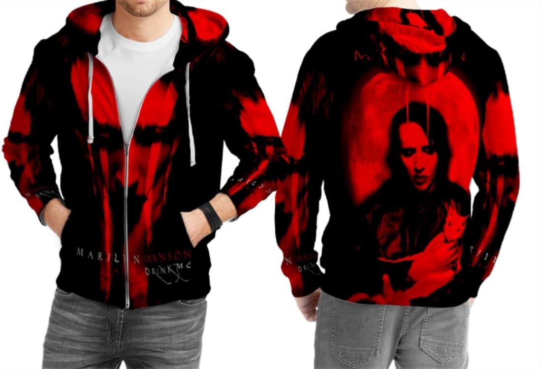 MARILYN MANSON EAT ME DRINK ME Custom Fullprint Sublimation Tshirt