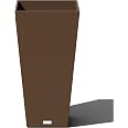YYST Veradek Pflanzkübel Aus V-Resin – Espresso, 30 Zoll (ca. 76 Cm), 2 Stück Inkl. Untersetzer, Für Innen & Außen