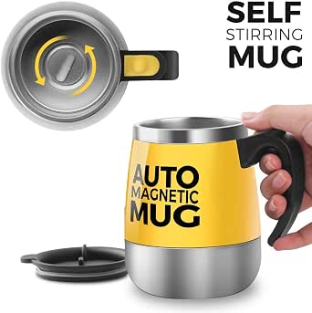 automatic magnetic stirring mug
