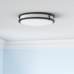16 inch Dimmable LED Flush Mount Ceiling Light, Oil