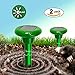 Redeo 2 Pack Mole Repeller Solar Mole Repellent Repel Gopher Vole Waterproof (Pack of 2)