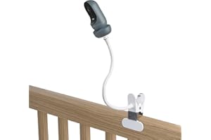OkeMeeo Baby Monitor Mount for Owlet Cam & Arlo Cameras - 15.7in Gooseneck Clip