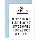 Husband Birthday Card From Wife - Funny Birthday Cards For Men - Funny Anniversary Cards - Valentine's Day Card - Comes With 