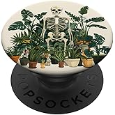 Skeleton Plant Lover Gardening Gardener PopSockets Adhesive PopGrip