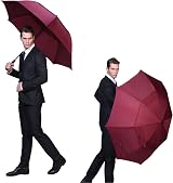 G4Free Golf Umbrella 55/63/69/72/80in Windproof Double Canopy Auto Open view 2