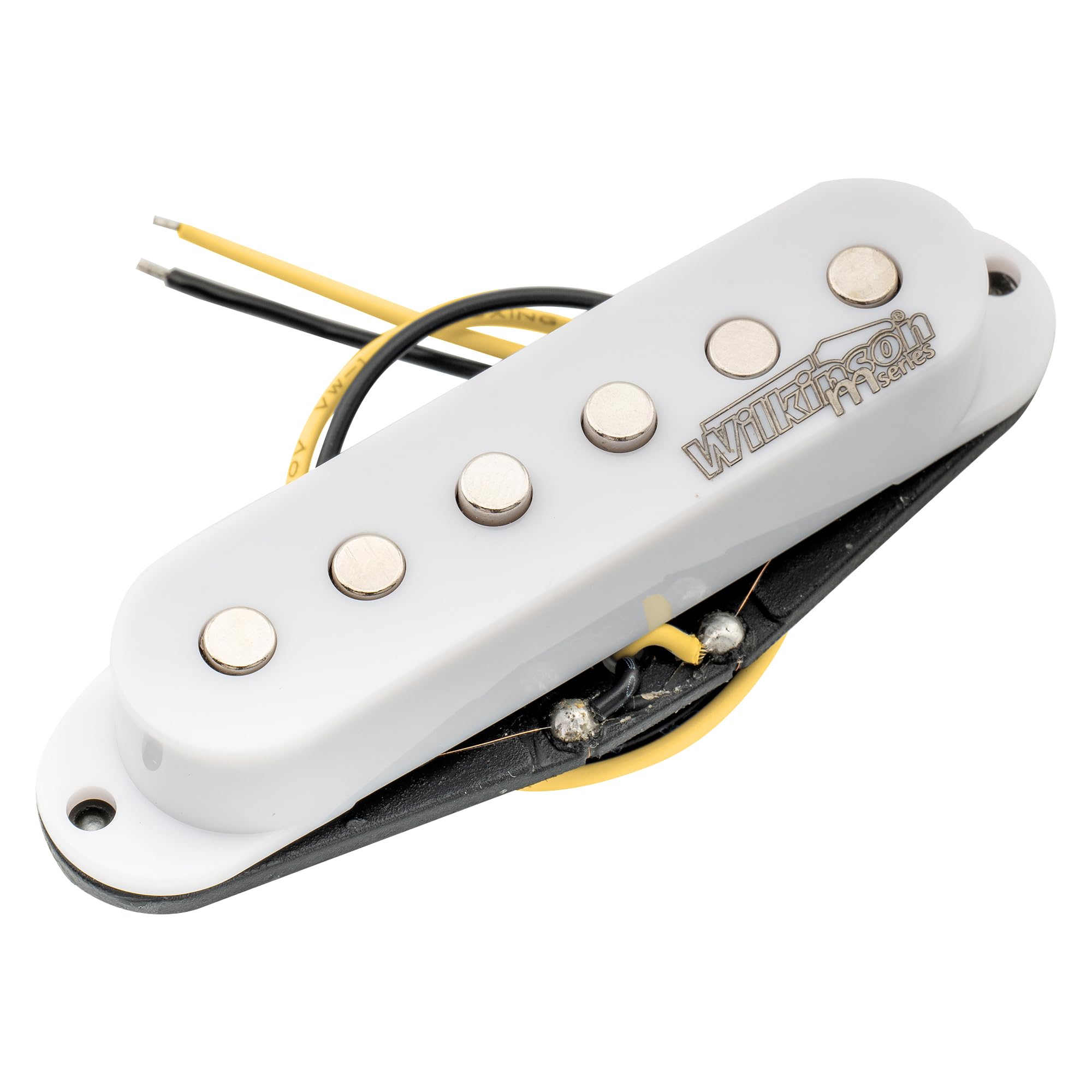Wilkinson LOW GAUSS Vintage Tone Ceramic Single Coil Pickup for Strat Style Guitar Bridge, White