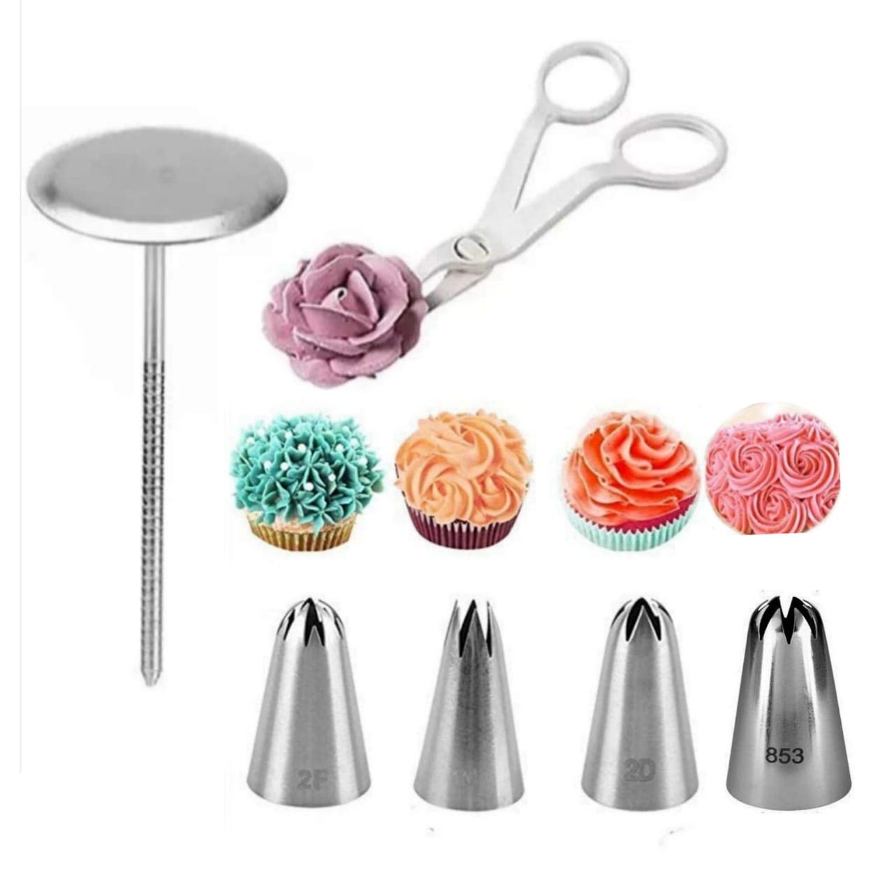Buy Bulky Buzz Cake Flower Nail Lifters with Nozzle Set 4 Large Size