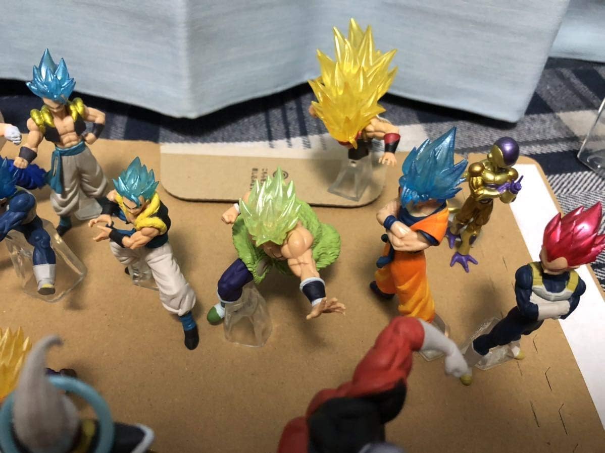 Amazon ドラゴンボールhg Vs ビルス ウイス ブロリー ゴジータ ベジット ジレン 身勝手 バーダック クウラ 悟空 ベジータ ブラック 親子かめはめ波 フィギュア ドール 通販