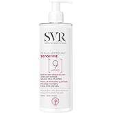 SVR Sensifine Soothing Cleanser & Makeup Remover for Face, Eyes and Lips - Gentle Melting Gel Cream that Leaves the Skin Clean, Soft & Comfortable. Specifically Designed for Sensitive Skin, 13.5 fl.oz