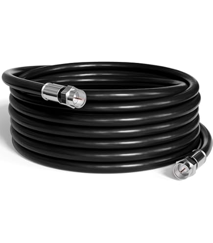 HG + RG 6点セット Amazon.com: PHAT SATELLITE 100ft Black Indoor Outdoor 3