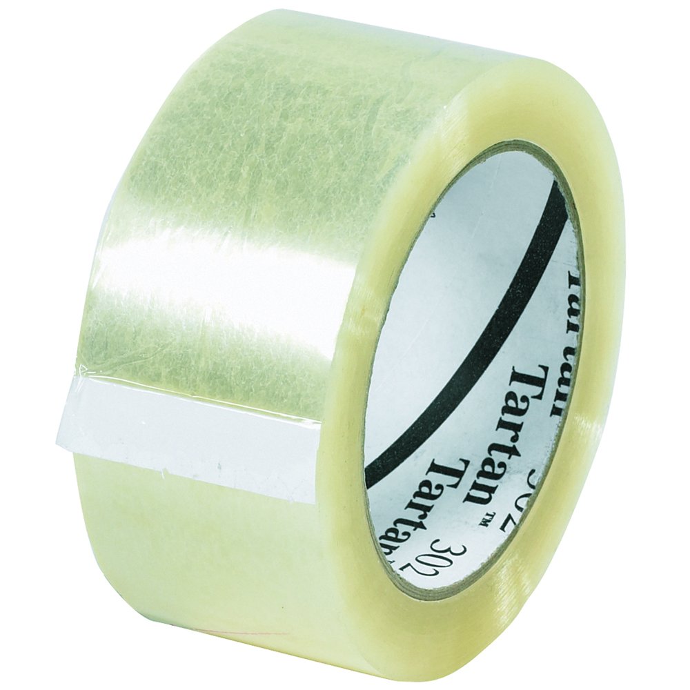 Tartan Box Sealing Tape 302, Clear, 48 mm x 100 m, 36 per case , Container Direct