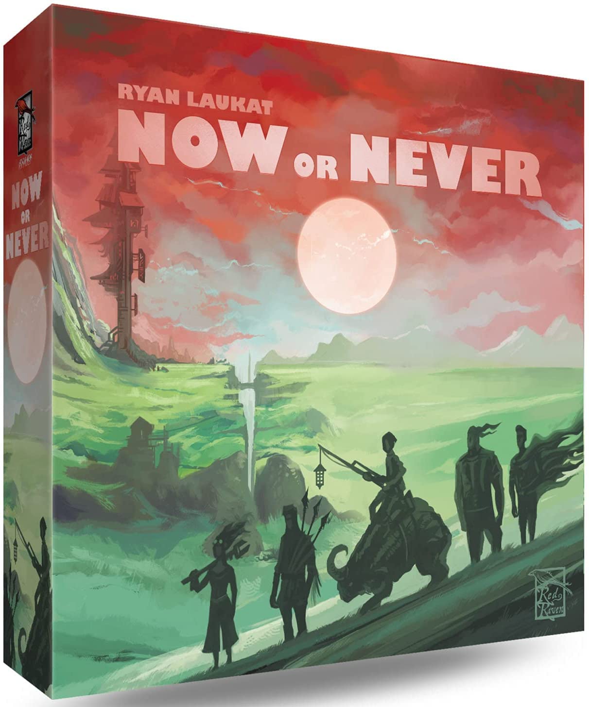 Red Raven Now or Never Board Game, Green - 4 Players, Ages 14+