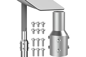 BUJ Starlink Pipe Adapter, Designed for Starlink Second-Gen Dish, Mast Reducer Joint 2.0“ Pipe Adapter, Suitable for TV Mast and Satellite Mast