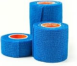 Firstaid4sport Cohesive Bandage 2.5cm x 4.5m Latex Free Blue - 1 Roll view 2