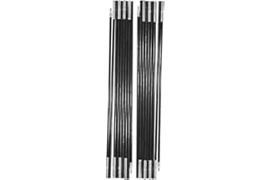 Tent Tarp Poles 4.9M, Universal 9 Sections Fiberglass Camping Tent Pole Bars Camping Awning Poles, Tent Pole Support Frames K