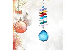 H&D 30mm Crystal Ball Prism Rainbow Collection Hanging Suncatcher for Chandelier Parts Wedding Favors