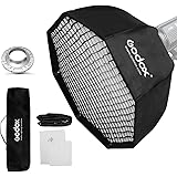 Godox Grid Softbox Strip Softbox Strip Box 120cm 47" Octagon Honeycomb Grid Strip Softbox Strip Box with Bowens Mount (FW120)
