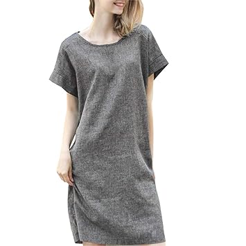 gray summer dress