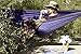 Rosie & Bailey Camping Hammock - Ultra Lightweight Great Quality Hammock Made from Parachute Material, 600lbs Strength - Perfect for Garden, Beach, Travel or Hiking - Double, Blue, Gray