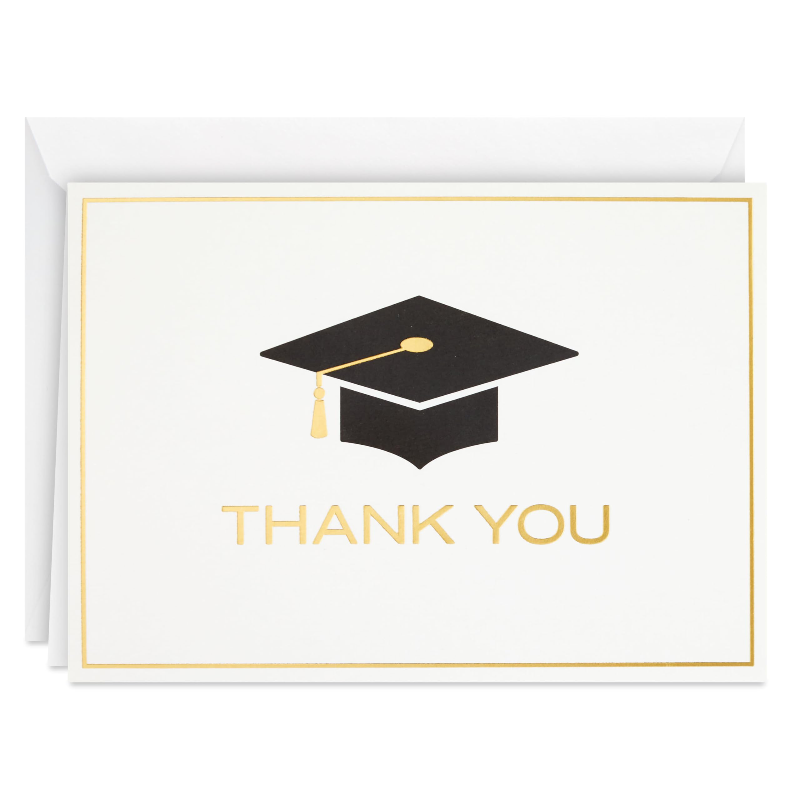 Hallmark Graduation Thank You Cards with Envelopes, Grad Caps Class of 2026 (Bulk 40 Pack Cards) for High School, College, University