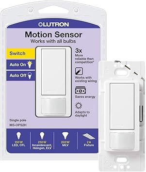 Lutron Maestro Motion Sensor Switch, No 