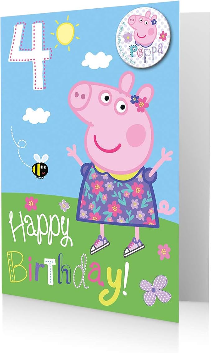 Maison Peppa Pig Joyeux Anniversaire Carte Pour Une Soeur Par Danilo Pg008 Fetes Occasions Speciales