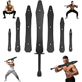Adjustable Steel Macebell, 11-26.5 LB Weighted Mace for Full Body Strength Training, 8-in-1 Functional Fitness Club for Home Gym Workouts