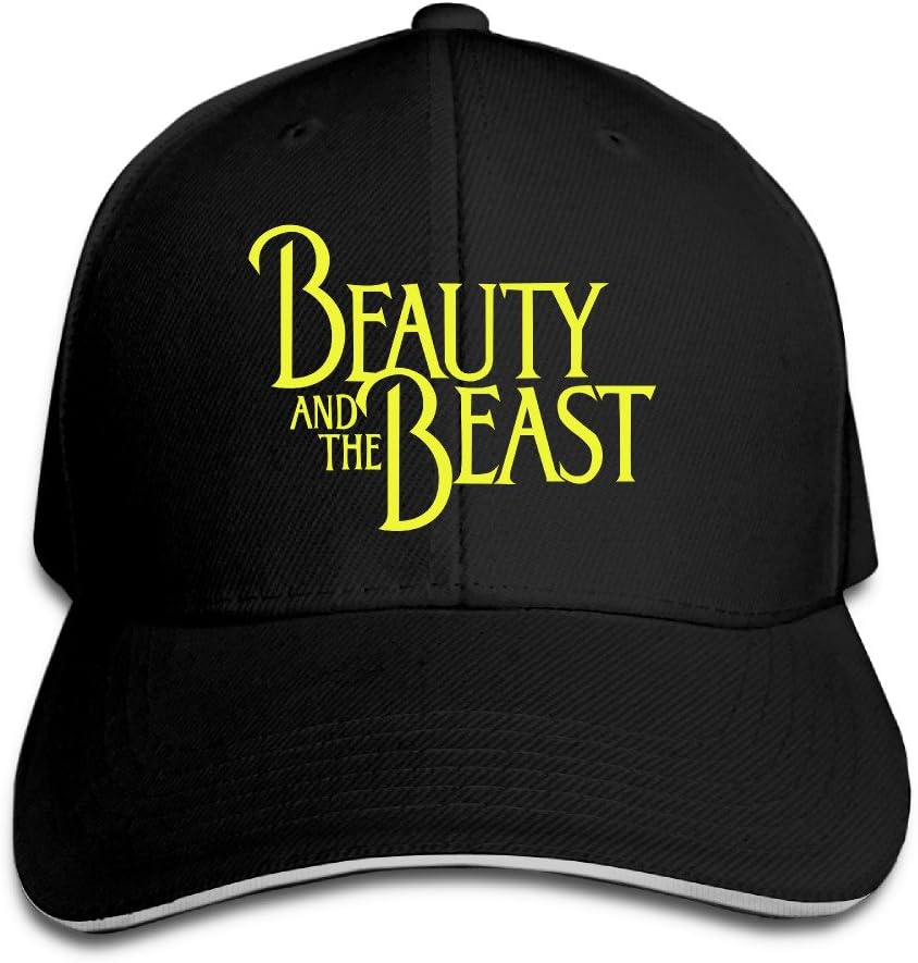 Boomy Cool Beauty And The Beast Letters Snapback Cap Black