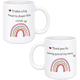 VZXMKA Teacher Gifts for Women - Teacher Christmas Appreciation Gifts,End of Year Teachers Graduation Thank You Retirement Birthday Personalized Cool Summer Valentines Day Ideas Ceramic Coffee Mug