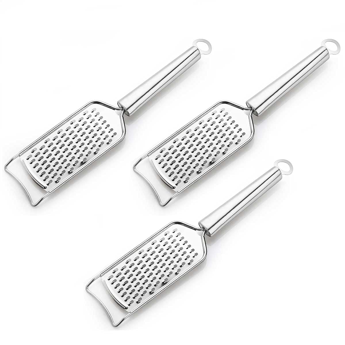 Buy Signoraware Stainless Steel Cheese Grater, Set of 3, Multicolour