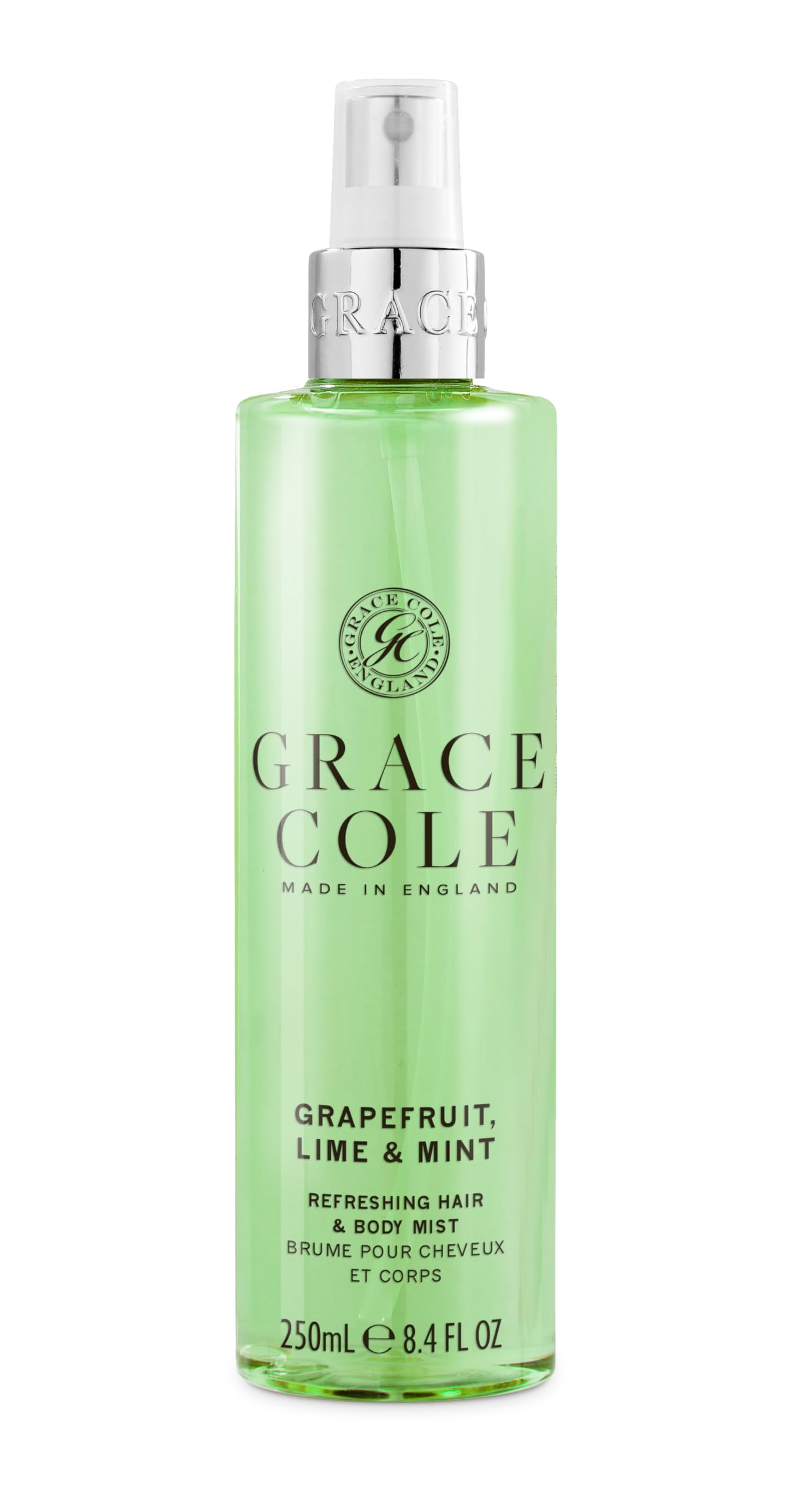 Grace Cole Body Spray 250ml - Grapefruit Lime & Mint Fragrance - Womens Hair & Body Mist - Refreshing, Moisturising Spray With Essential Oils - Vegan - Made In England โ image 1